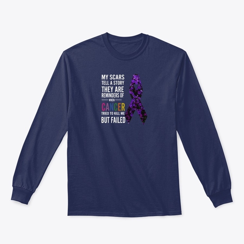 My Scars Tell A Story Against Cancer Tee