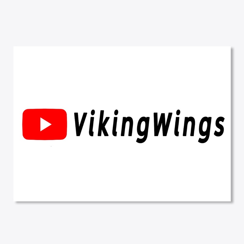 YouTube Sticker - Viking Wings
