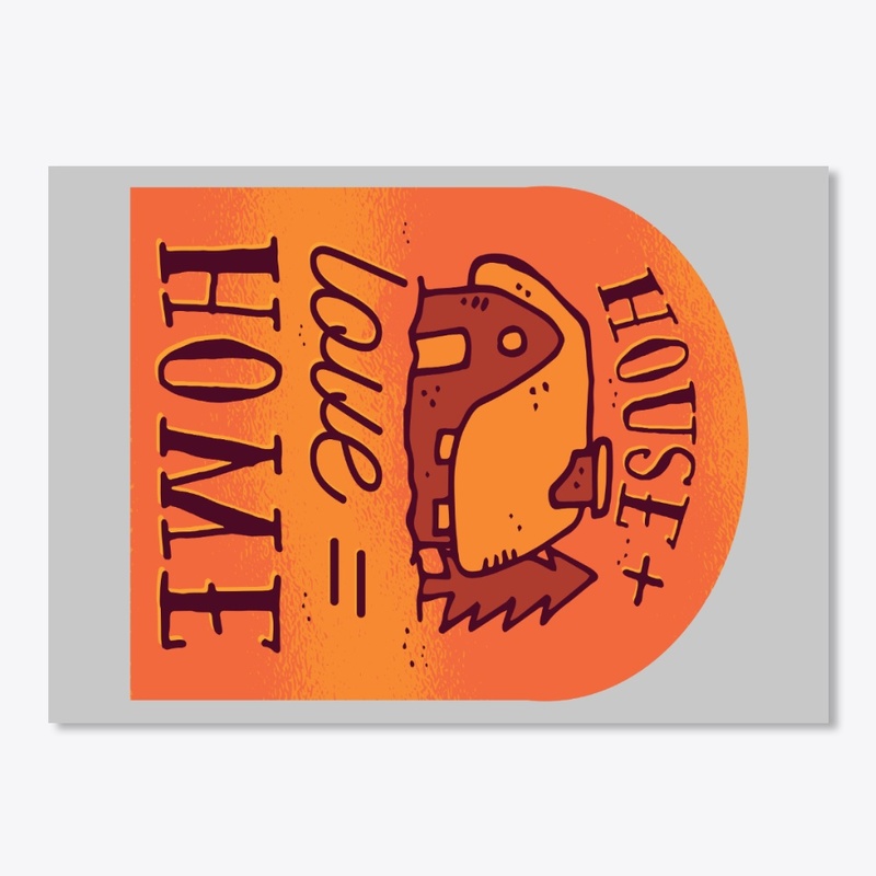 House Love Home Family Matching Gift