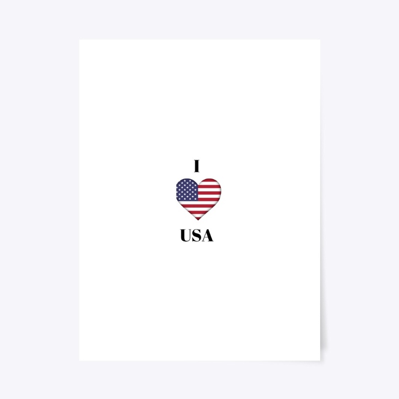 I love USA Tee - 4th of July Tee