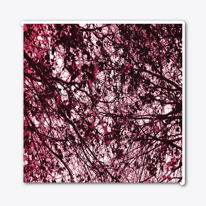 red tree pink