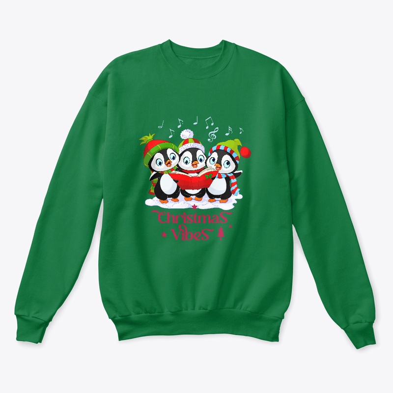 A Cute Christmas Vibes T-shirt.