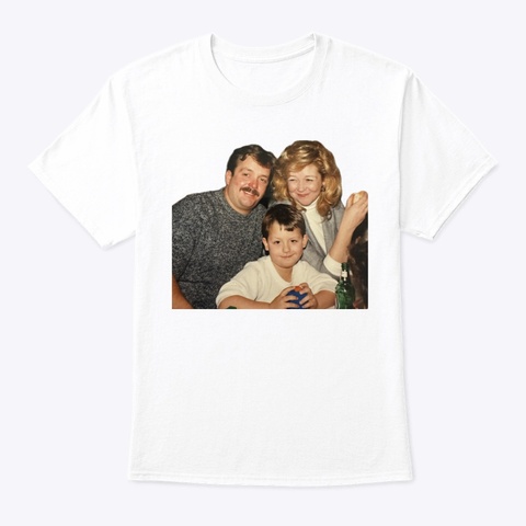 Family Dinner  White T-Shirt Front