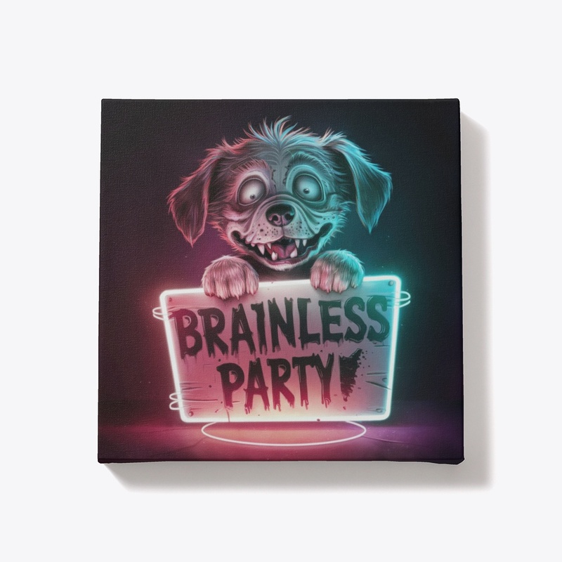 Brainless Party Canvas – Fun Gift Idea