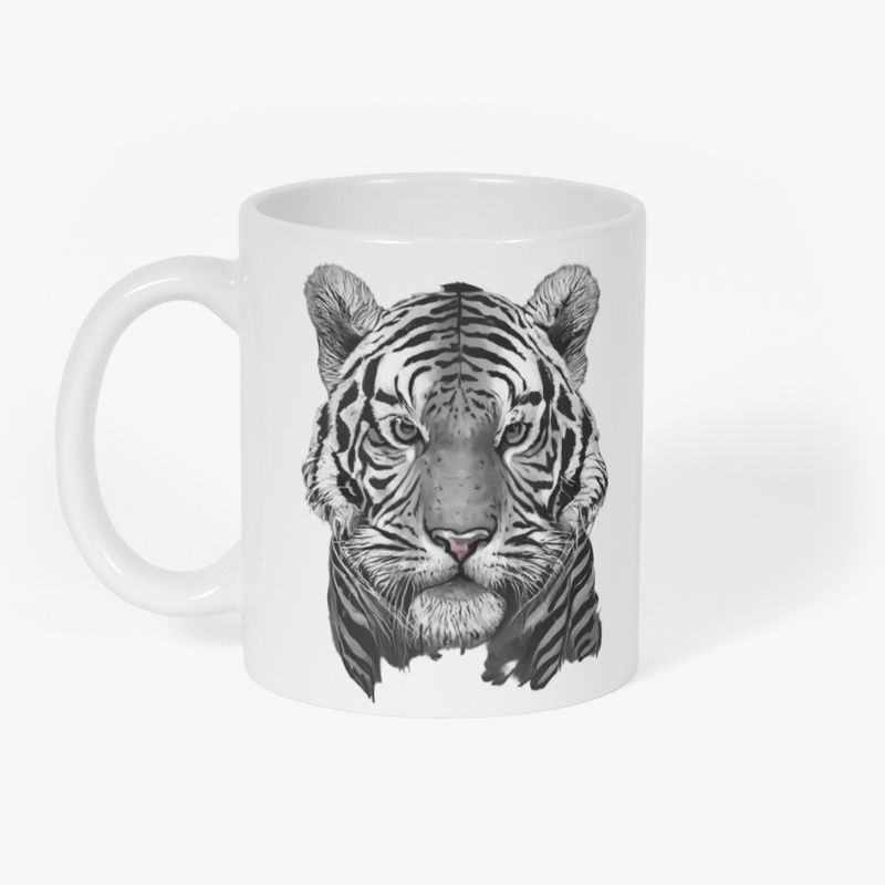black and white tiger