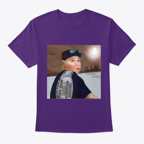 The Artist Artified Shirt Purple T-Shirt Front