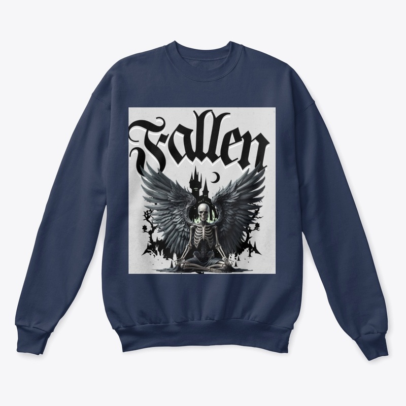 Fallen Skeleton Wings t-shirt