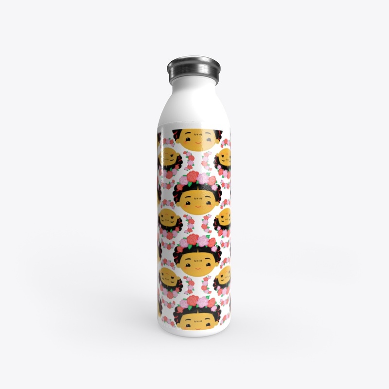 Frida Kahlo Cute Chibi Pattern