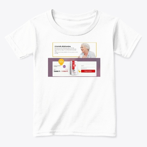 Heart Tonic Hungary White  T-Shirt Front