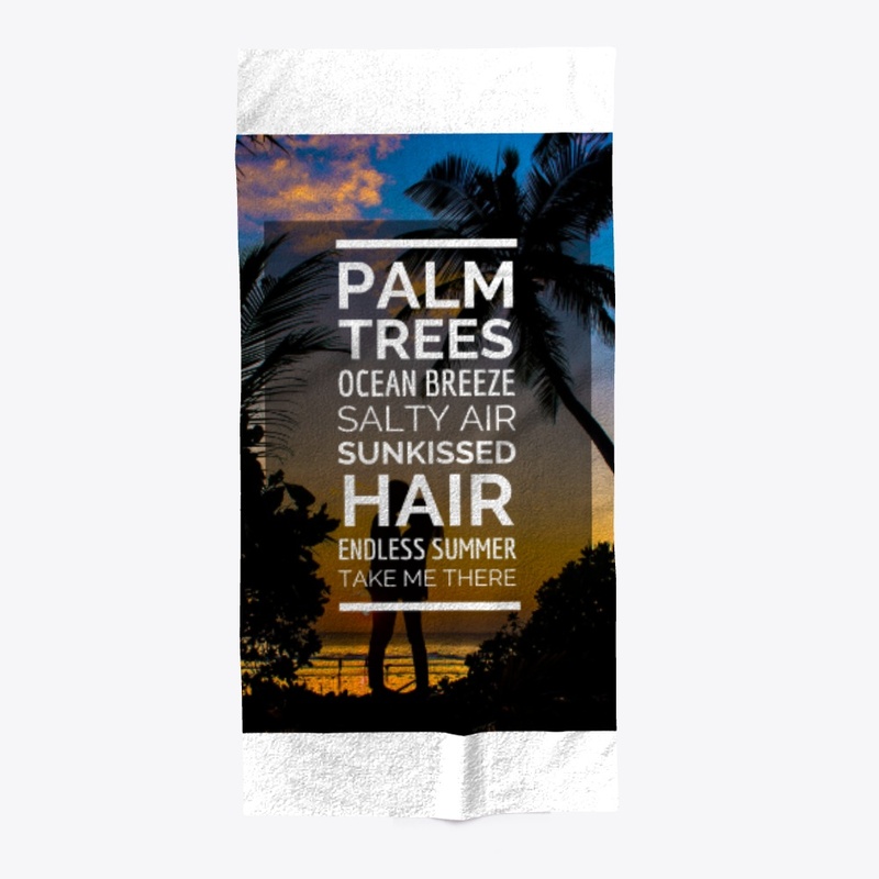 summer shirt palm trees