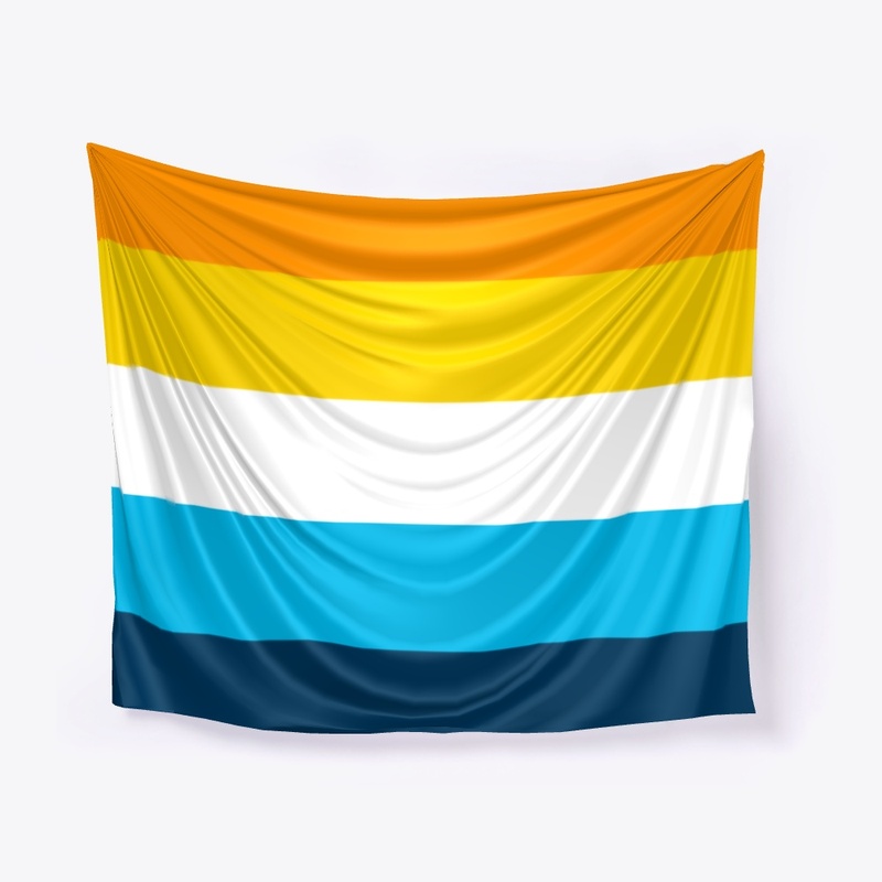 Aroace flag Tapestry