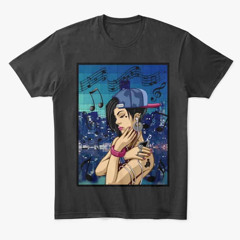 MUSIC LOVER DIVA TSHIRT