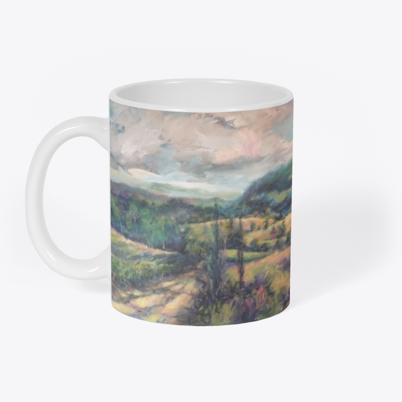 Dirt Road Valley Painting