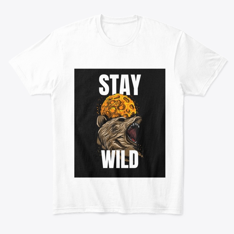 "STAY WILD"  T-SHIRT. 