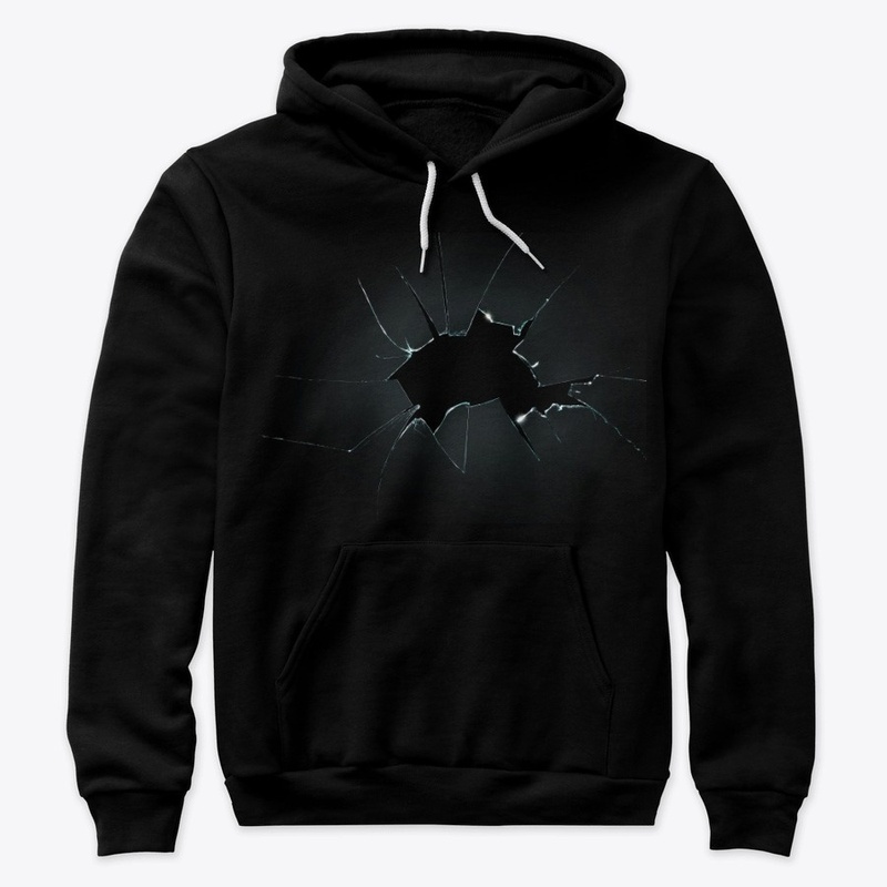 broken printed t shirt