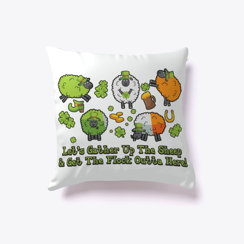 Funny Farmer Gift Let's Gather Up Sheep
