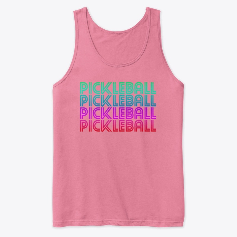 Pickleball Retro Tops Light Colors