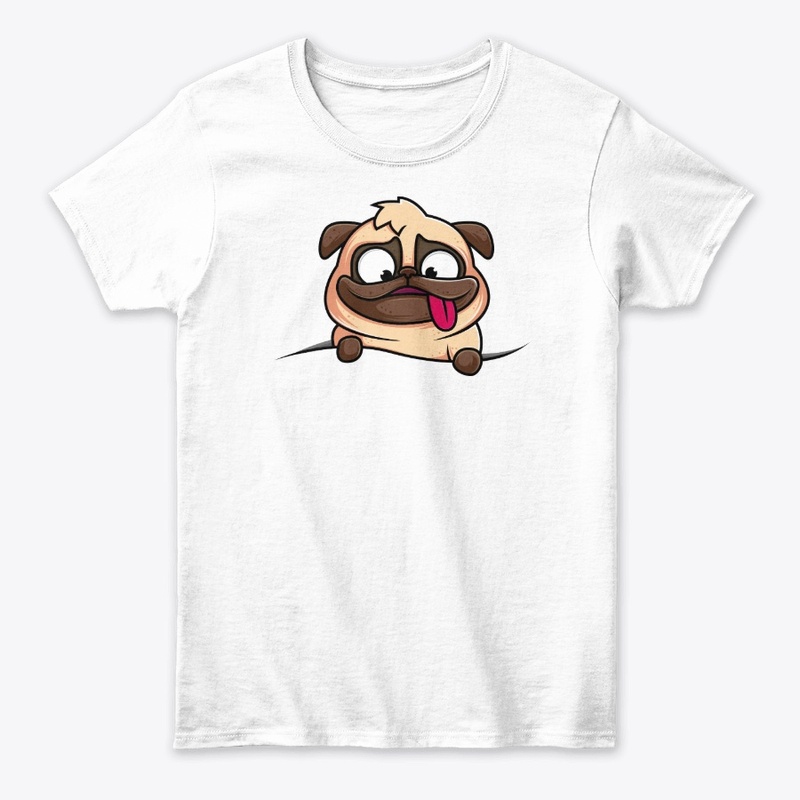 Funny pug