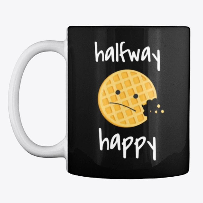 Halfway Happy Waffle Face Gift
