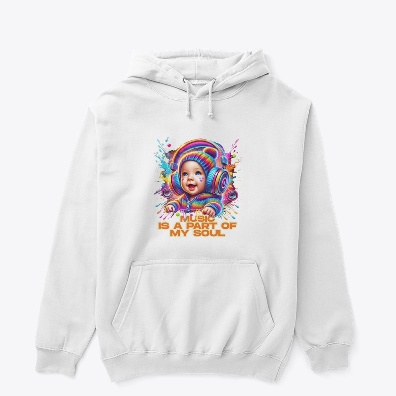 Music Soul Baby - Neon Splash Art