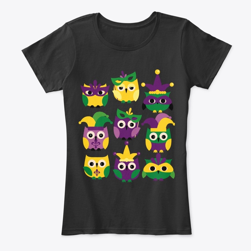 Mardi Gras Gift For Owl Lover