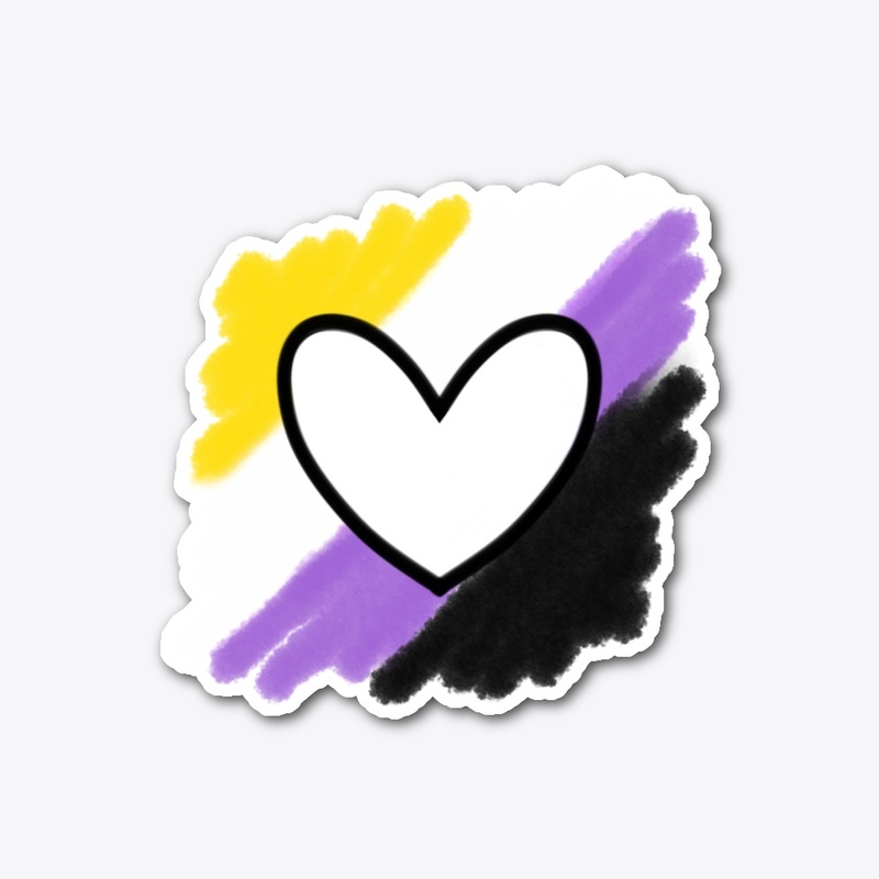 Nonbinary Hearts of Pride