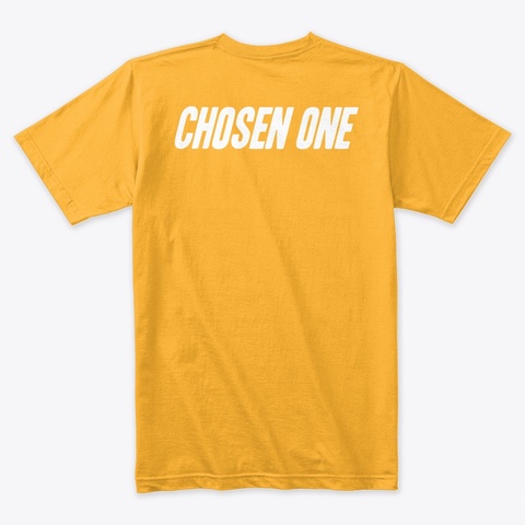 Mjg Chosen One Gold Camiseta Back
