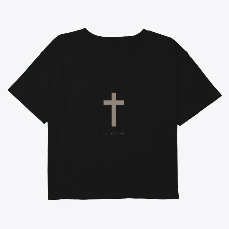 Faith Over Fear – Minimalist art