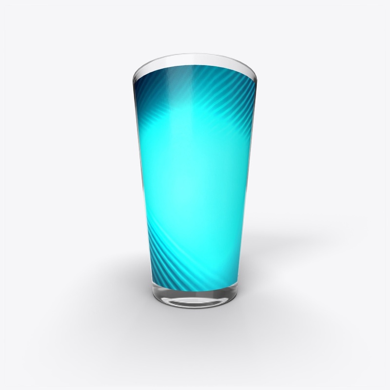 Blue colour interference pattern