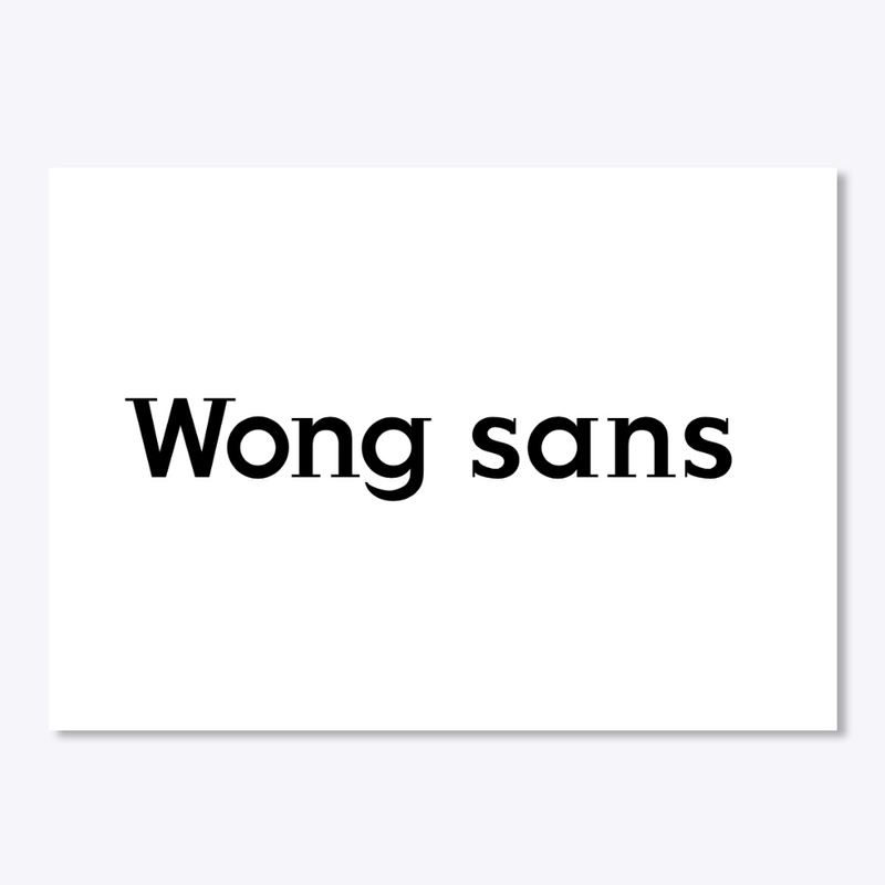 Wong sans