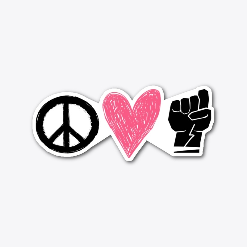 Peace Love Fist Signs