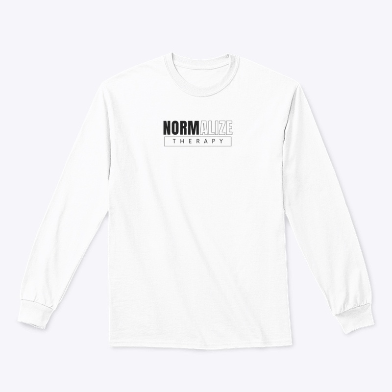 'NORMALIZE THERAPY' Contrast Long Sleeve