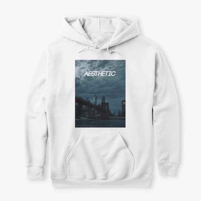 "Aesthetic" NYC white T-shirt / Hoodie
