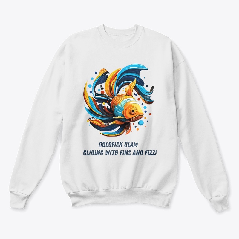 Fins and Fizz: Goldfish Glamour