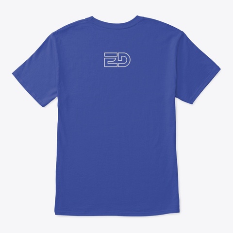 Autotech  Deep Royal T-Shirt Back