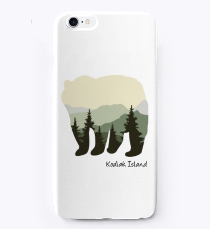 Kodiak Island Bear Silhouette