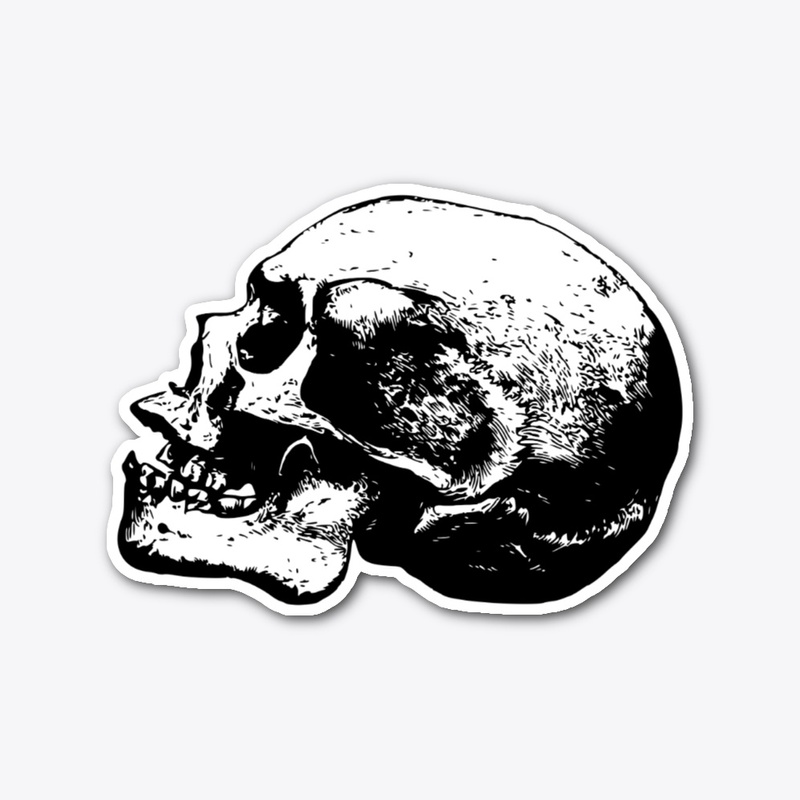 Skull Sticker