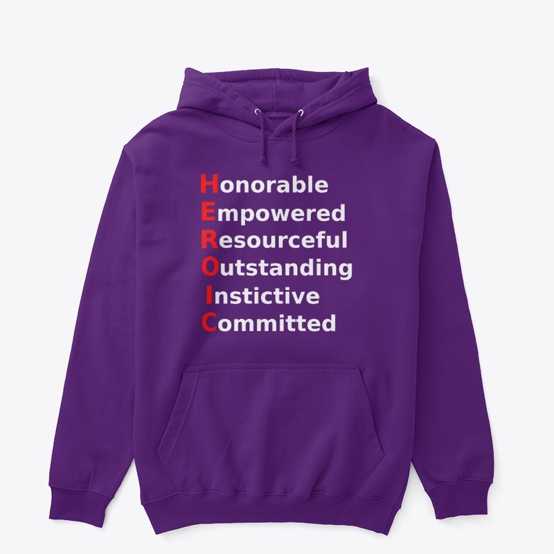 Heroic Word Power Super Hero Apparel