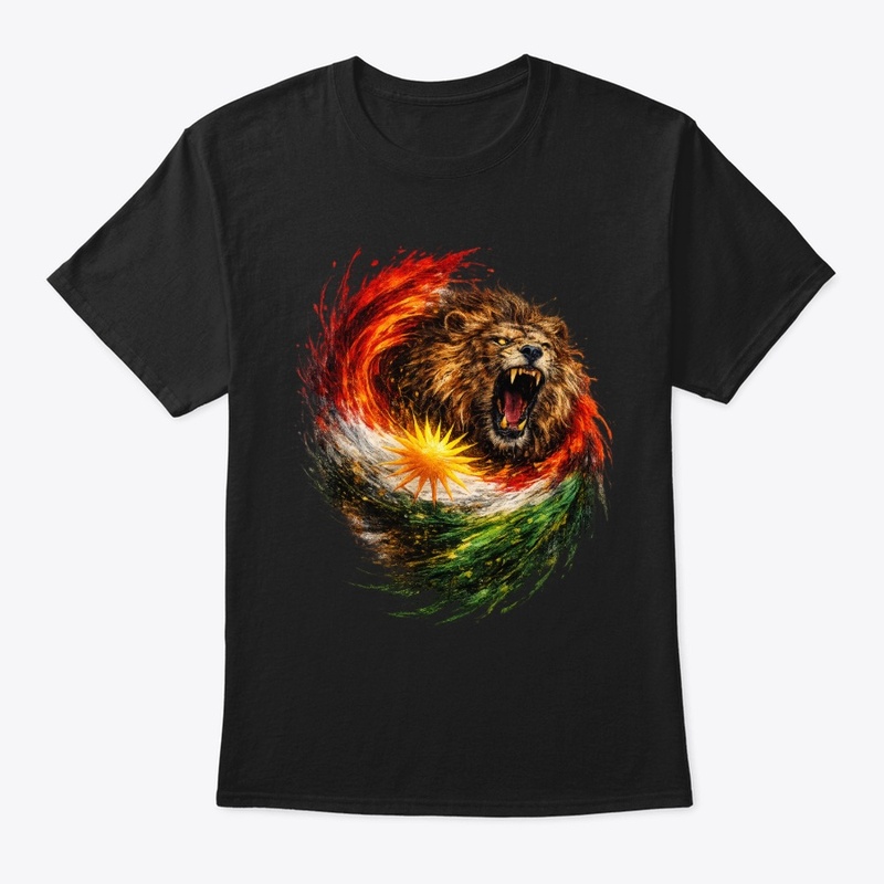 Roar of Kurdistan: Artistic Lion Design