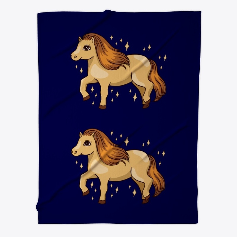 Cute Shetland pony 