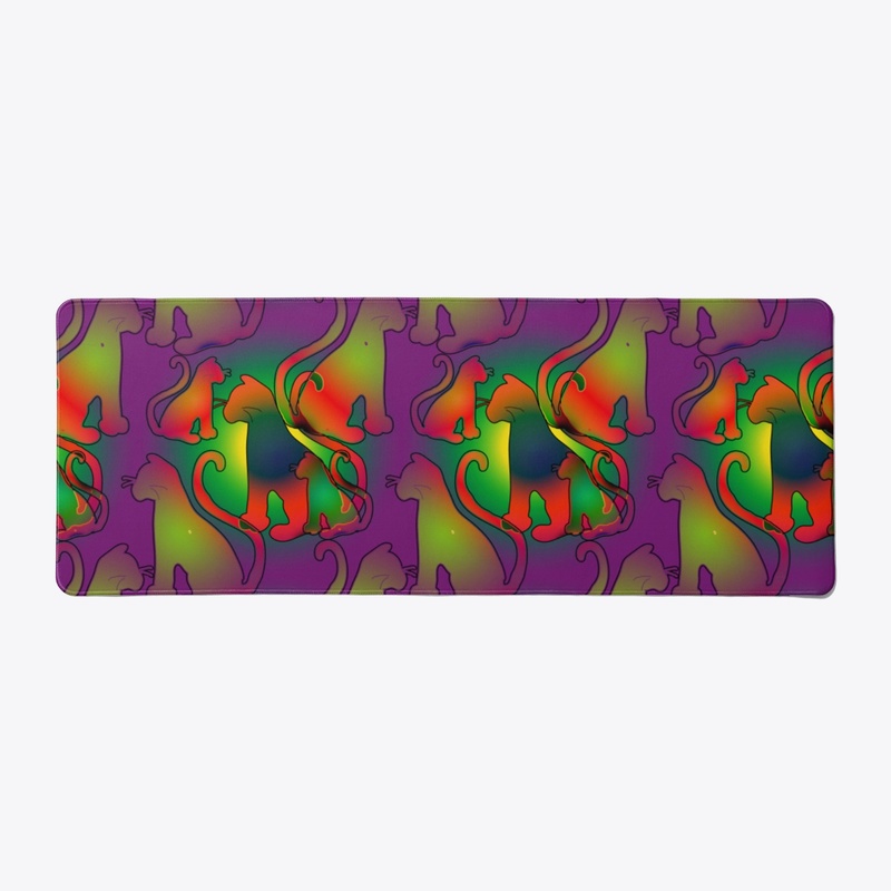 Rainbow Cats Pattern