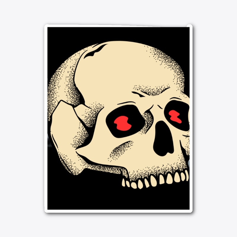 "black skeleton t shirt"