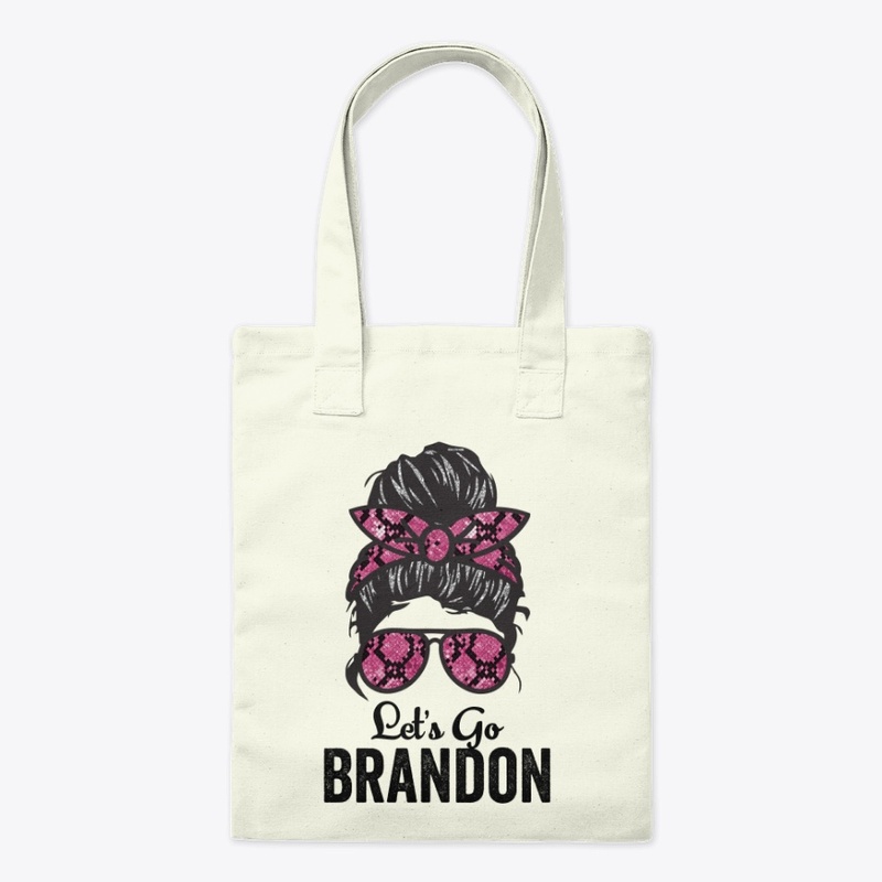 Let's Go Brandon Messy Bun Snake