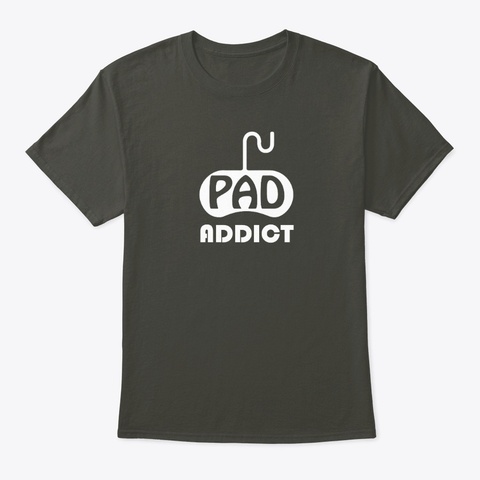 Game Controller Addict Smoke Gray T-Shirt Front