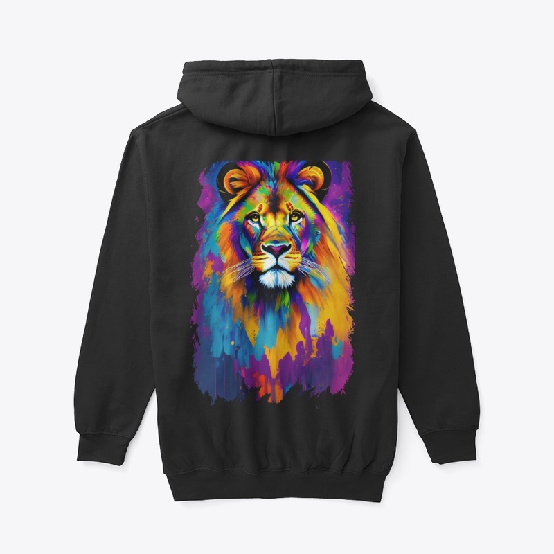 Vibrant Colorful lion | Wildlife lion