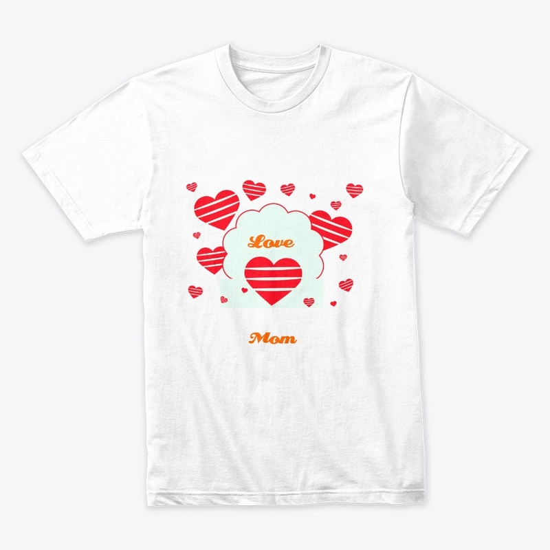Heart Design with Love Mom