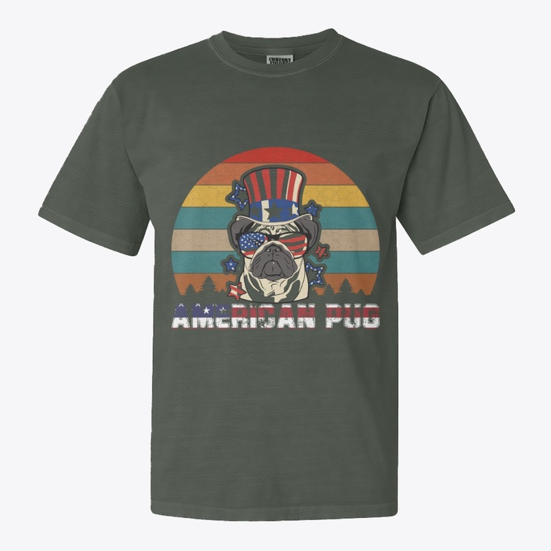 American Pug with a fancy hat