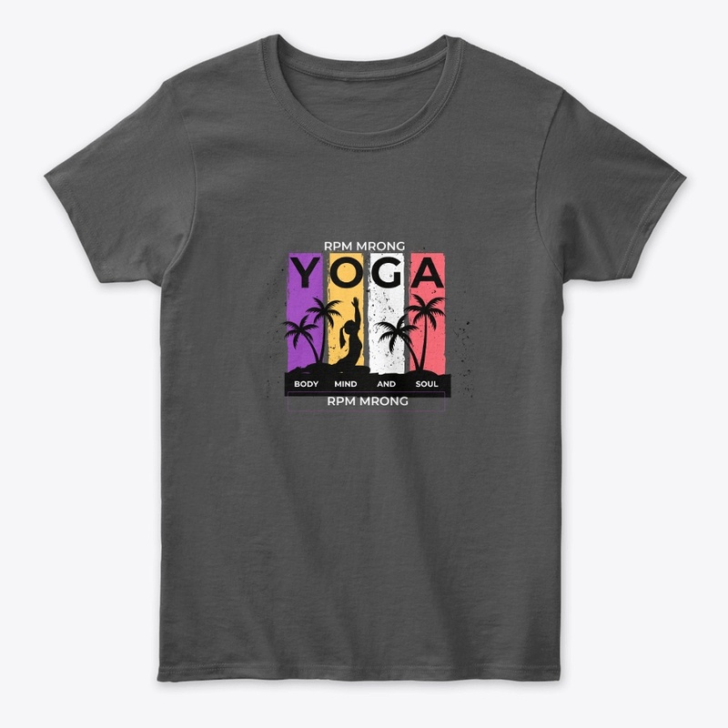 Colorful Illustrative Grunge T Shirt 