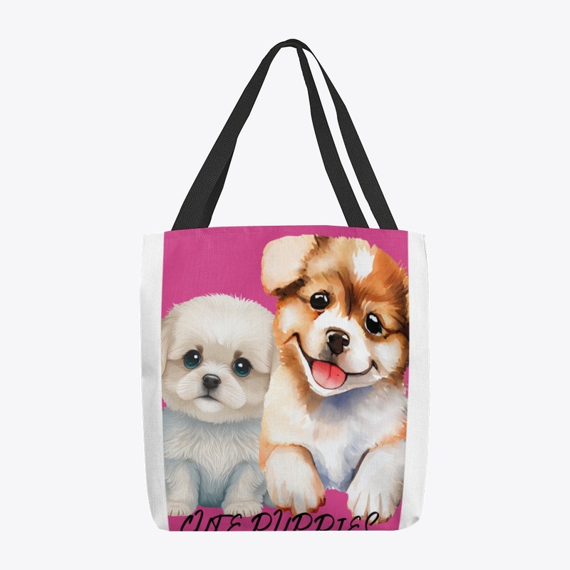 cute puppies women's comfort tee