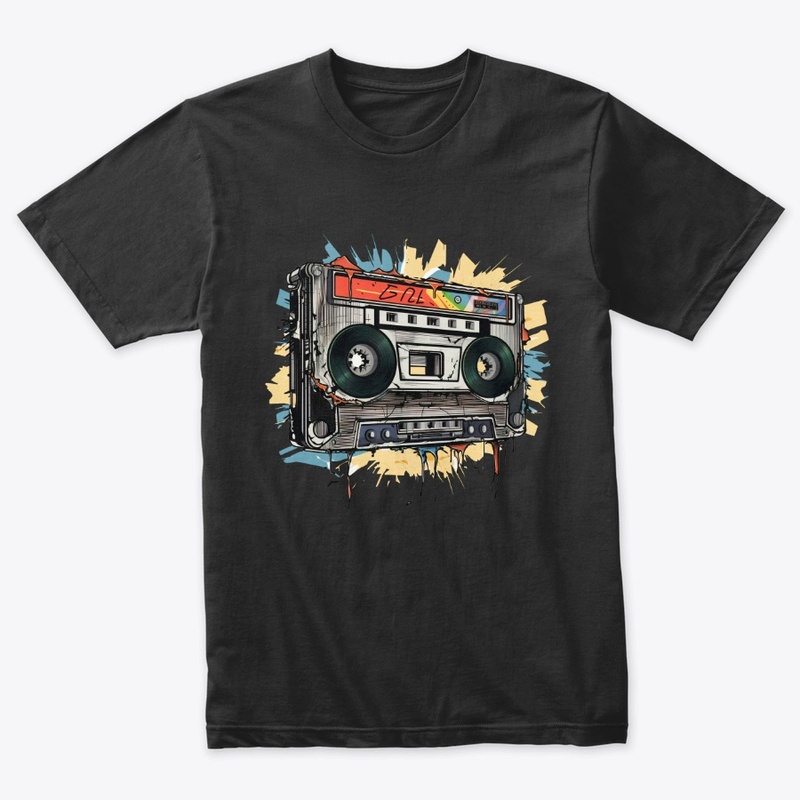 Vintage Boombox Blast Tee